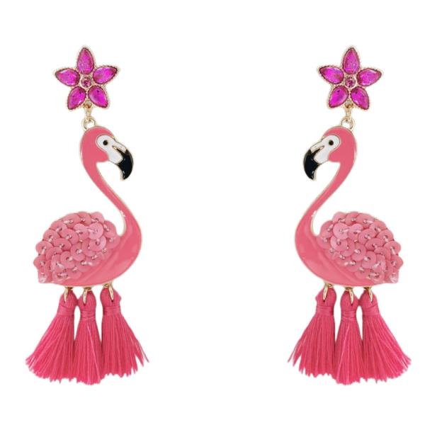 Flamingo Dangle Earring