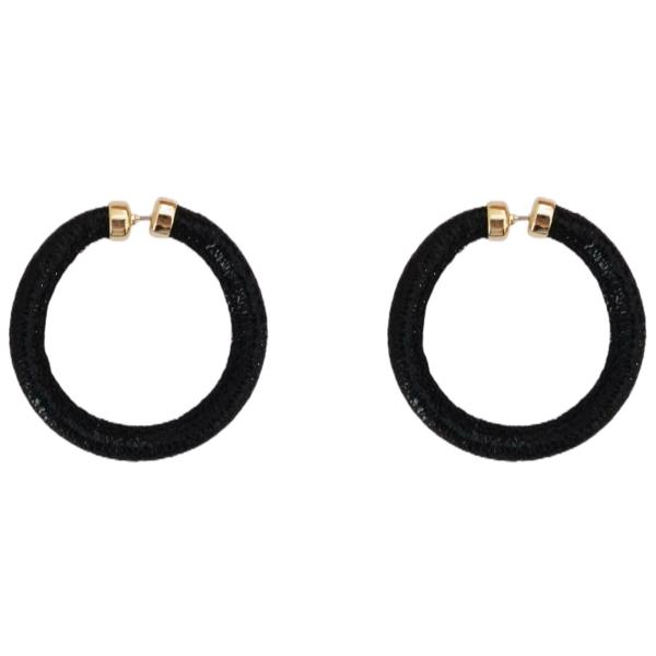 Metallic Wrap Hoop Earring