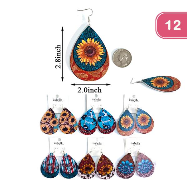 Sunflower Earring (12 Units)
