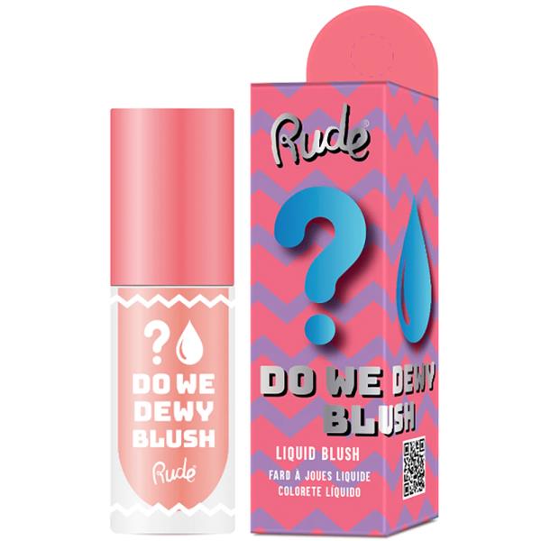 RUDE COSMETICS Do We Dewy Liquid Blush Peachy Pink