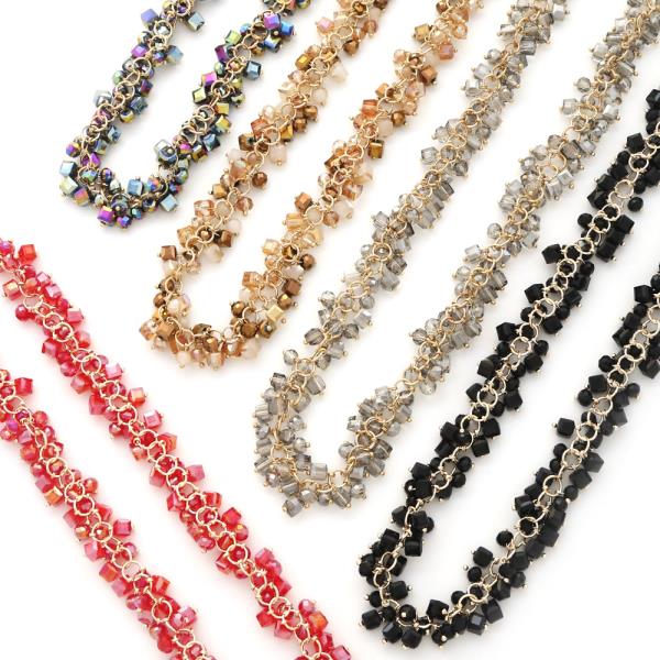 Cube Bead Necklace