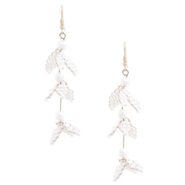 Pearl Bead Dangle Earring