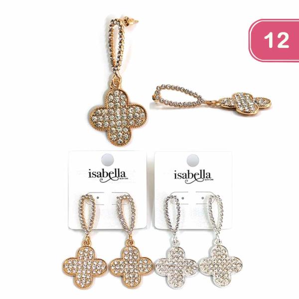 Rhinestone Earring (12 Units)