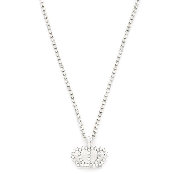 SODAJO CROWN PENDANT NECKLACE