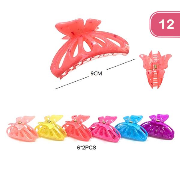 Jaw Hair Clip (12 Units)