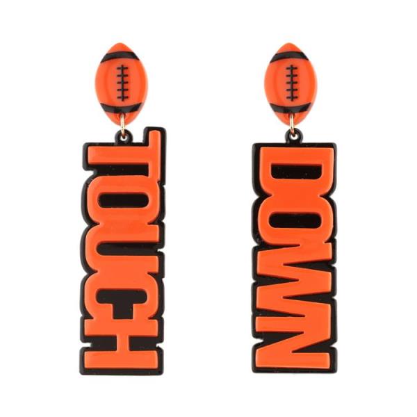 Acrylic Gameday Post Earrings