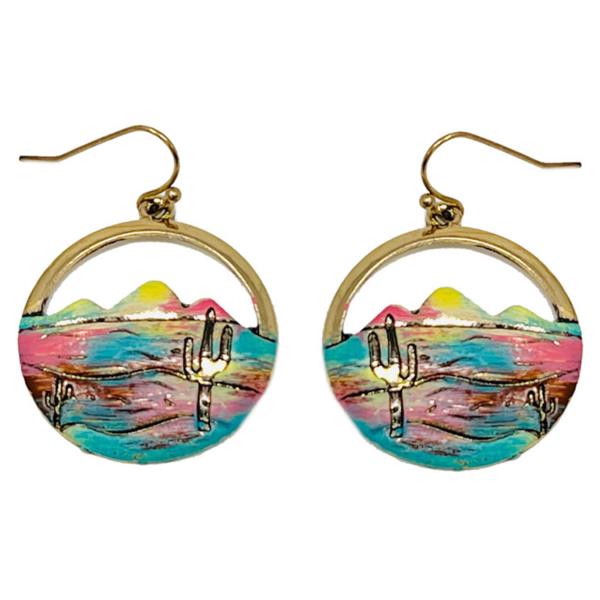 Western Landscape Earrings