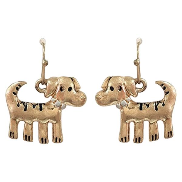 Animal Lovers Theme Dog Earrings