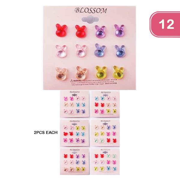 Cute Fashion Stud Earring (12 Units)