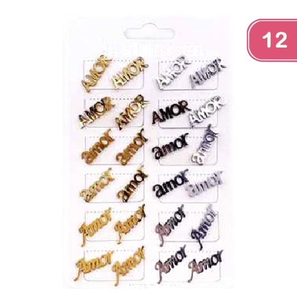 Amor Stud Earring (12 Units)
