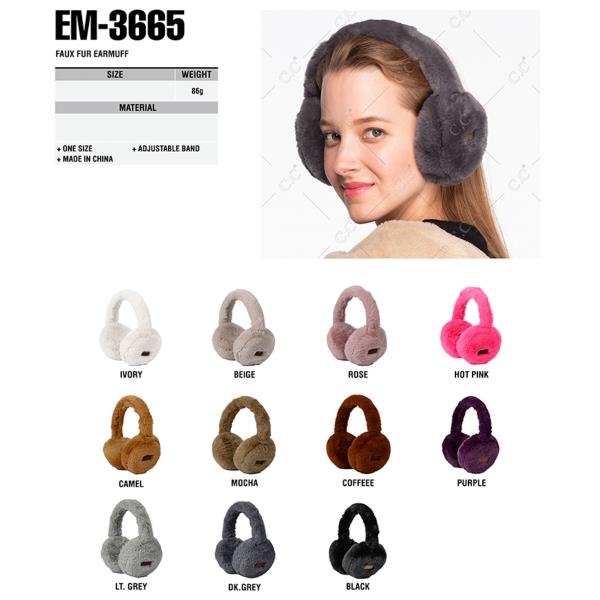 CC FAUX FUR EARMUFF