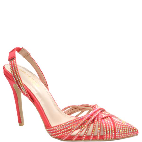 AB STONE HIGH HEEL PUMPS