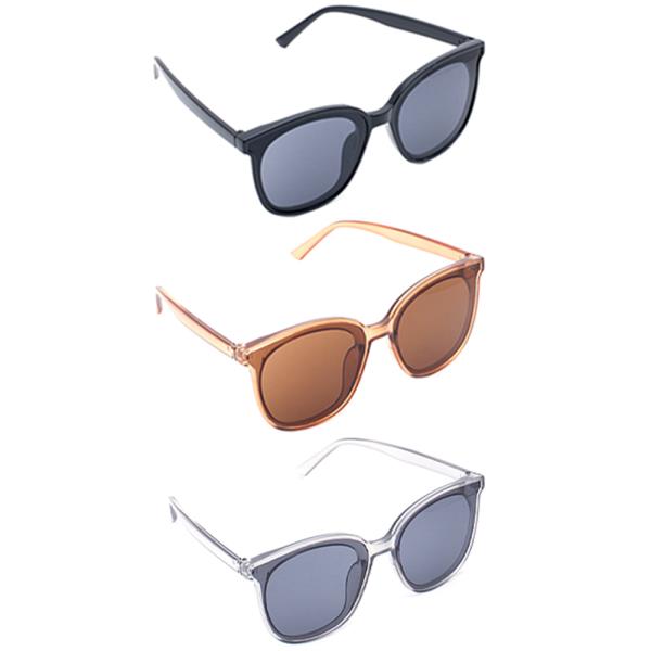 Round Plain Sunglasses 1DZ