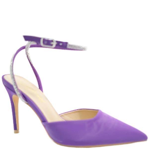 SATIN RHINESTONE DETAIL PUMPS 12 PAIR
