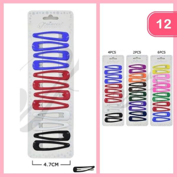 Snap Hair Clip (12 Units)