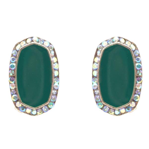 Rhinestone Stud Earring
