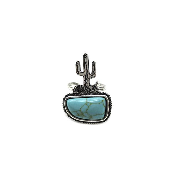 Cactus Turquoise Ring