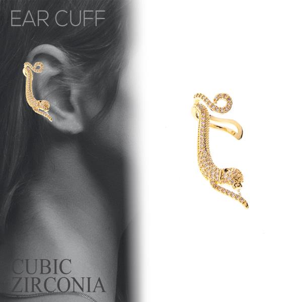 Jaguar Post Earring Cuff