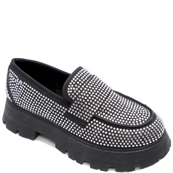 FASHION STUDDED ALL OVER SLIDE PLATFORM 12 PAIRS