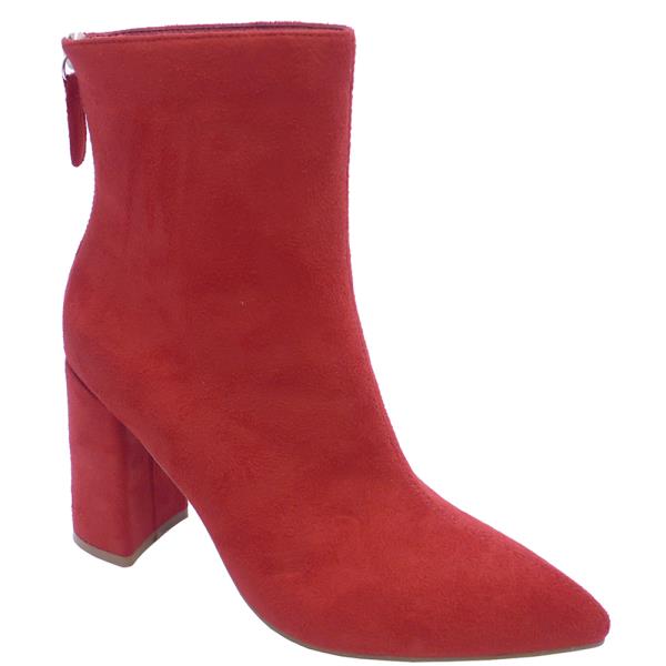 POINTY TOE BACK ZIP BOOTIE 18 PAIRS