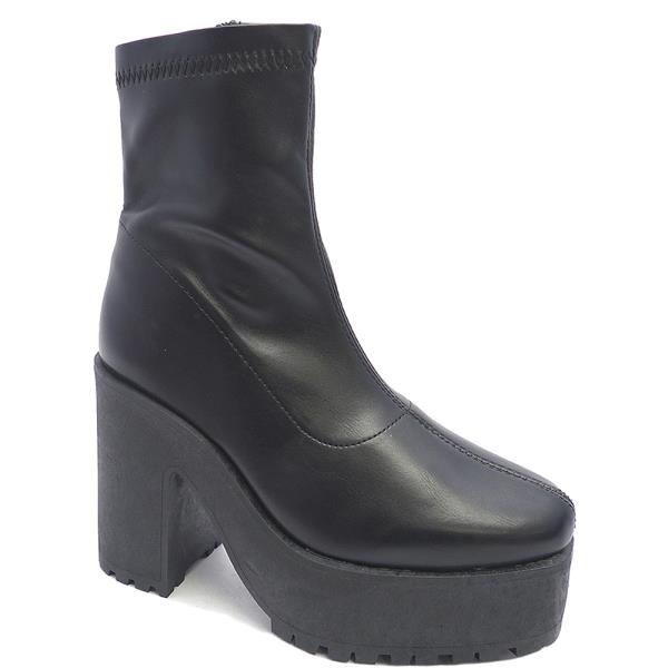 HIGH PLATFORMED STRETCH BOOTIE 18 PAIRS