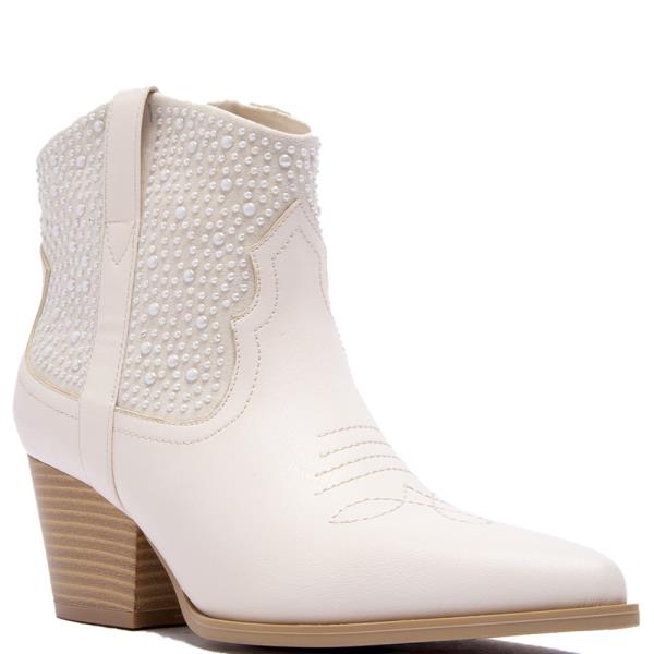 Stud Cowgirl Heel Ankle Bootie (12 Pairs)