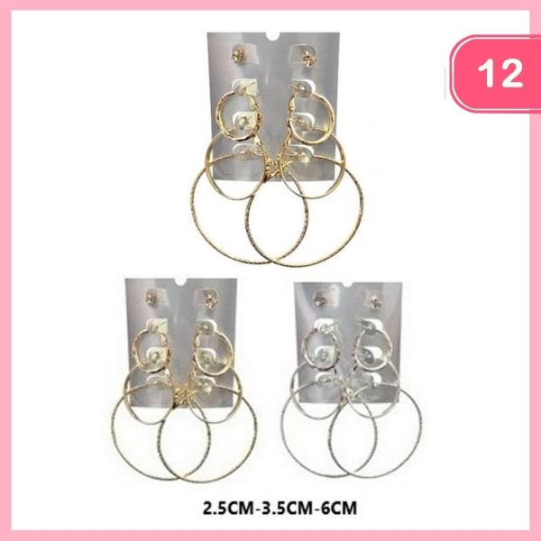 4PC Earring Set (12 Units)