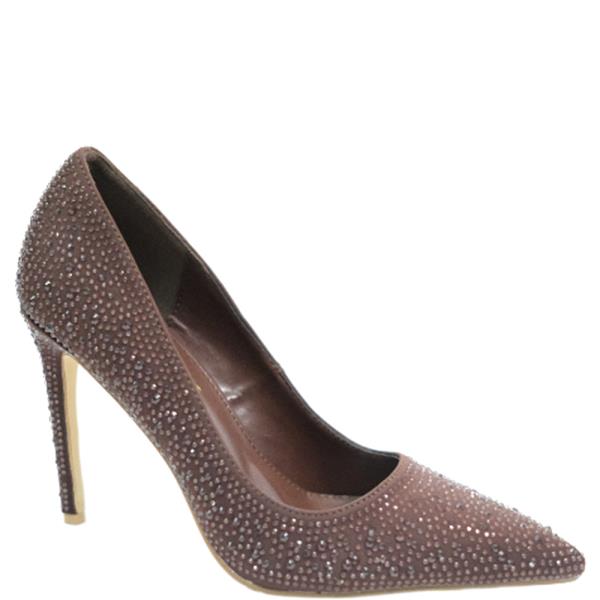 RHINESTONE STILLETO PUMP