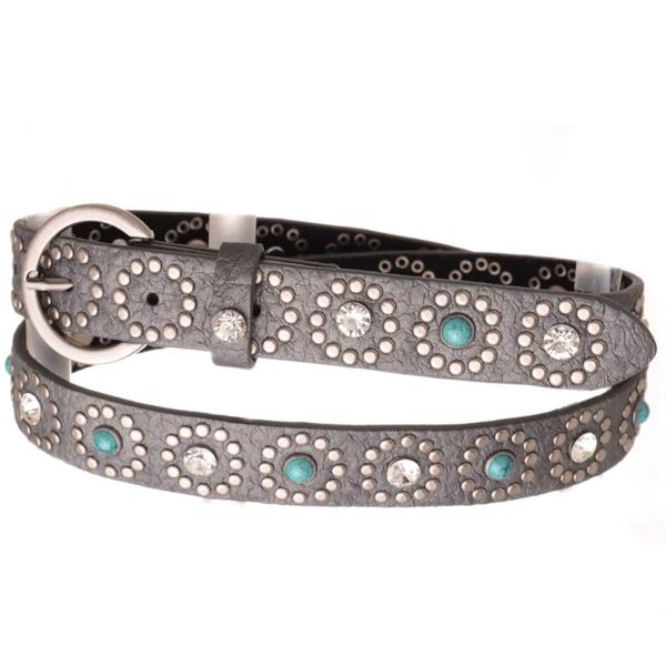 Western Style TQ Stone Studded Belt