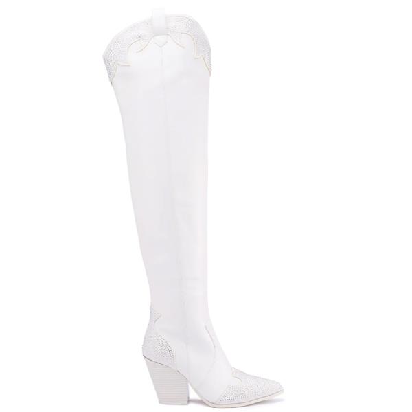 OVER THE KNEE RHINESTONE COWBOY BOOT 12 PAIRS