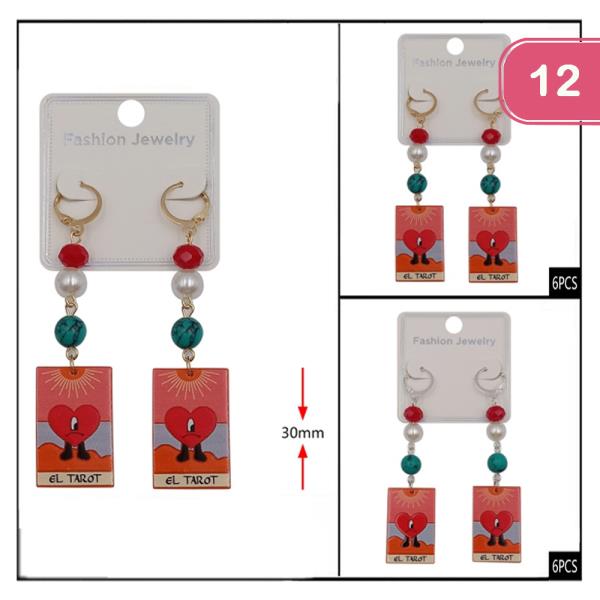 El Tarot Fashion Earring (12 Units)