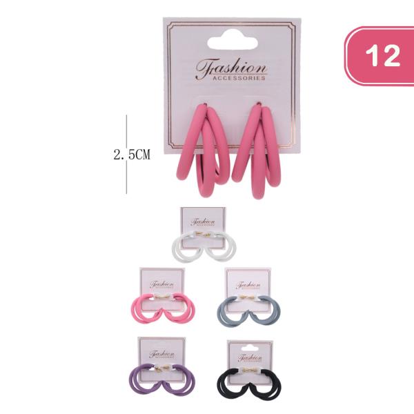 3 Layer Hoop Earring (12 Units)
