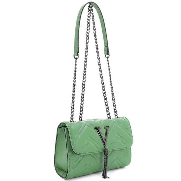 V Tassel Design Shoulder Crossbody Bag