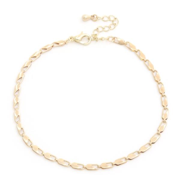 Oval Link Metal Bracelet