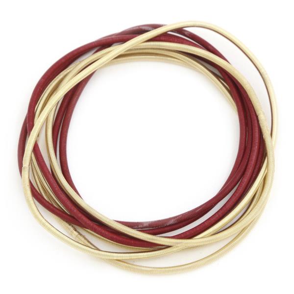 Color Metal Bracelet Set