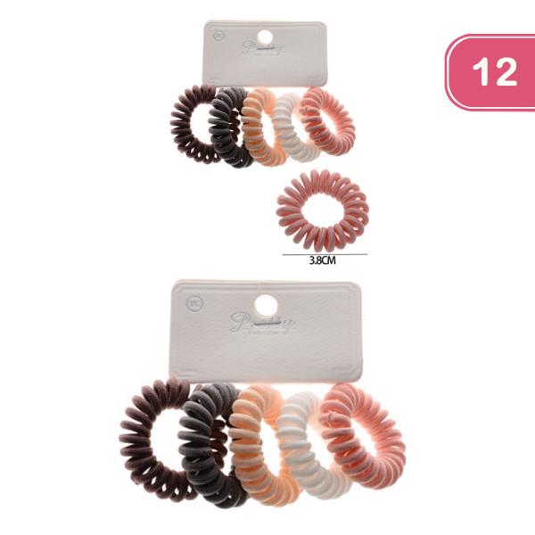 Spiral Hair Tie (12 Units)