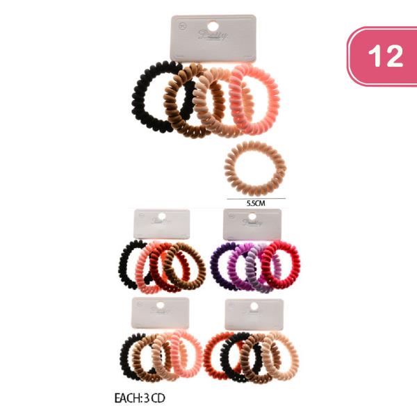 Spiral Hair Tie (12 Units)