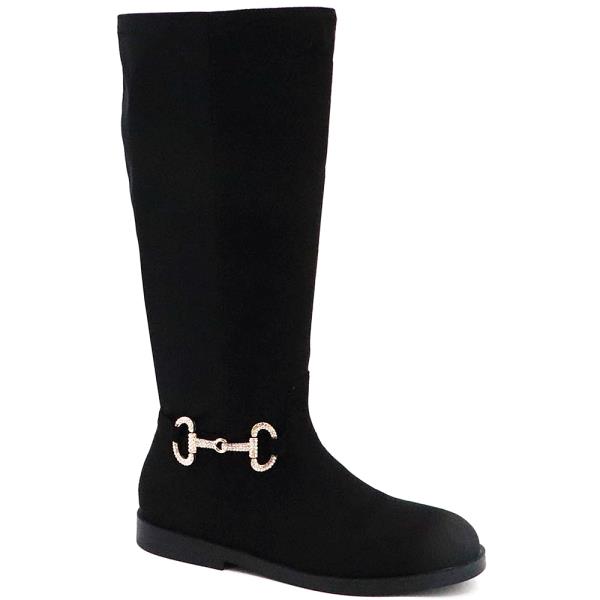 KNEE HIGH BOOTS W RHINETONE HORSEBIT 12 PAIRS