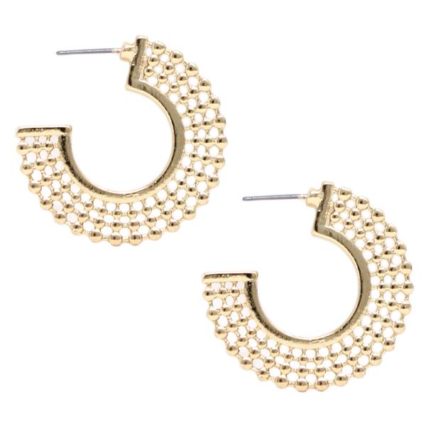 Metal Hoop Earring
