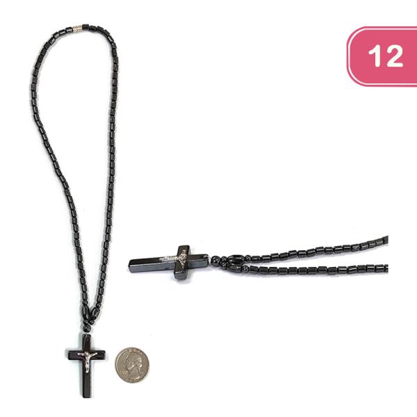 Rosary Pendant Choker (12 Units)