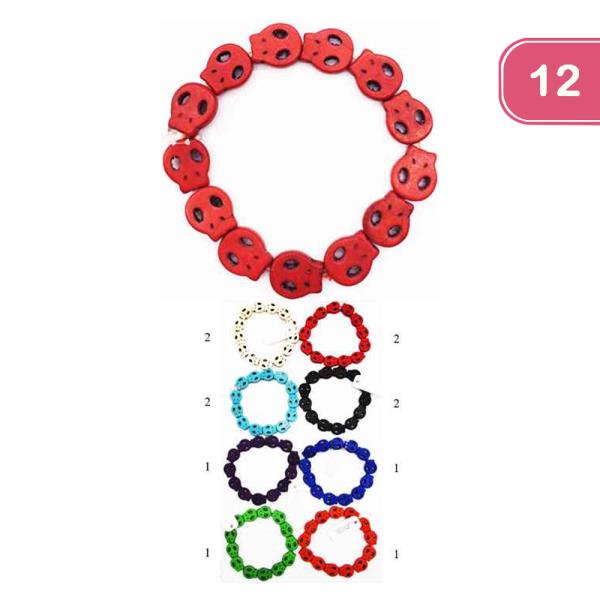 Skull Bracelet (12 Units)