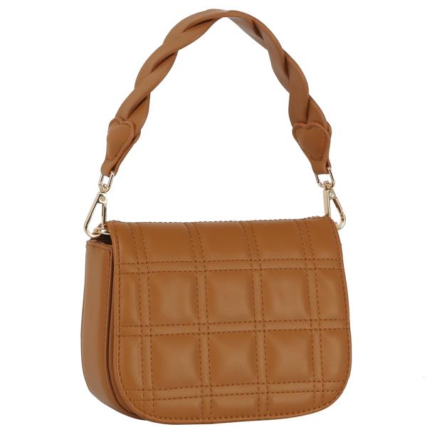 Square Twist Crossbody Handle Shoulder Bag