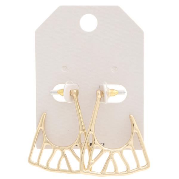 Abstract Metal Earring