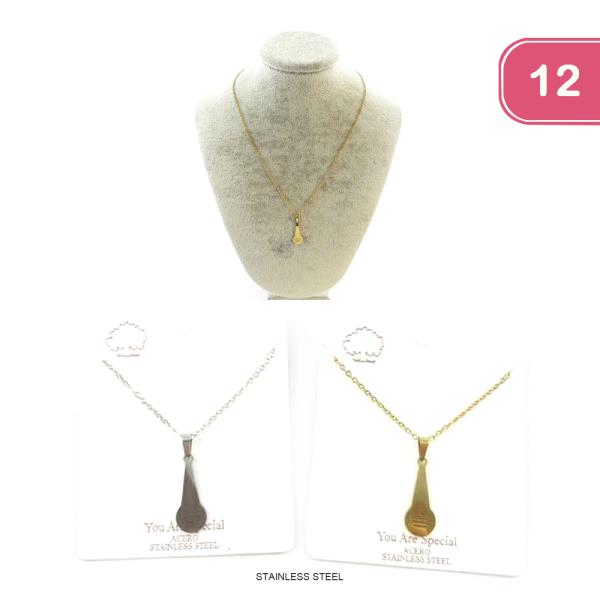Stainless Steel Necklace (12 Units)