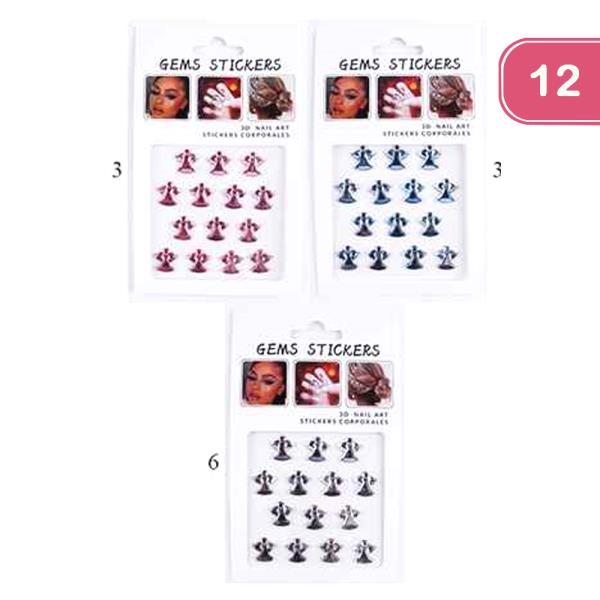 Gem Stickers (12 Units)