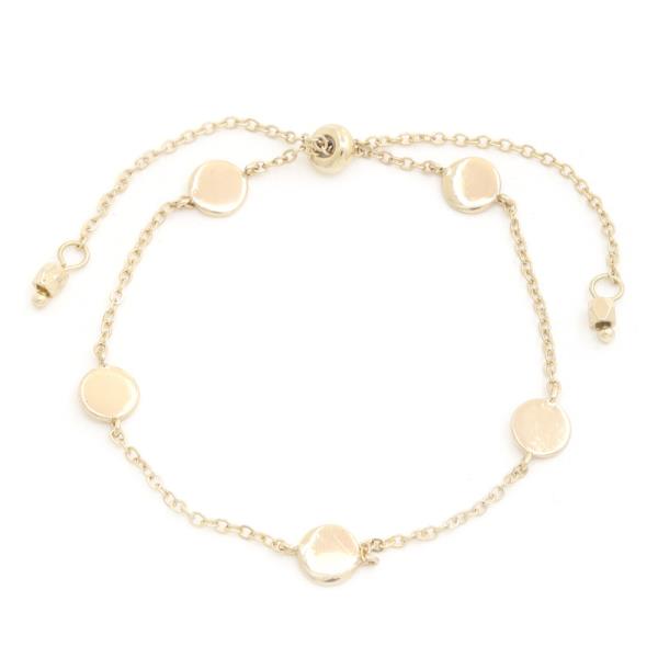 Coin Link Slide Bracelet