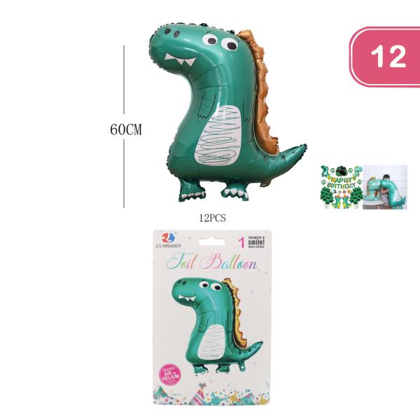 Dinosaur Foil Balloon (12 Units)