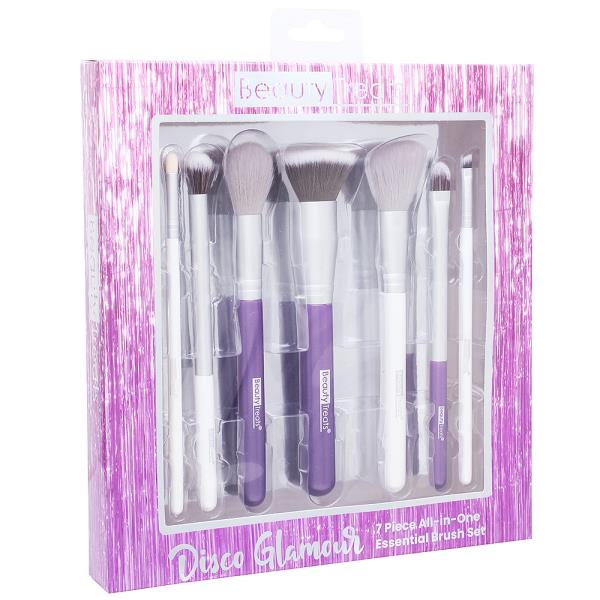 Beauty Treats Disco Glamour 7 Piece Brush Set