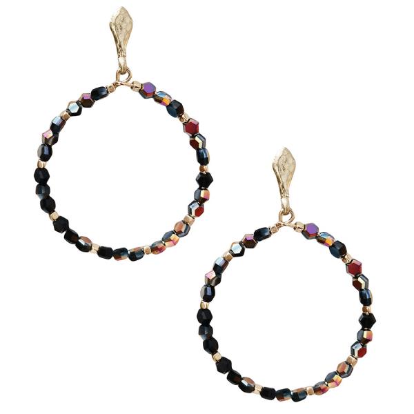 Round Beaded Earring