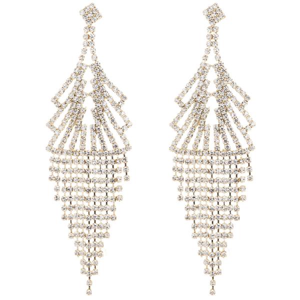 Rhinestone Chandelier Earring